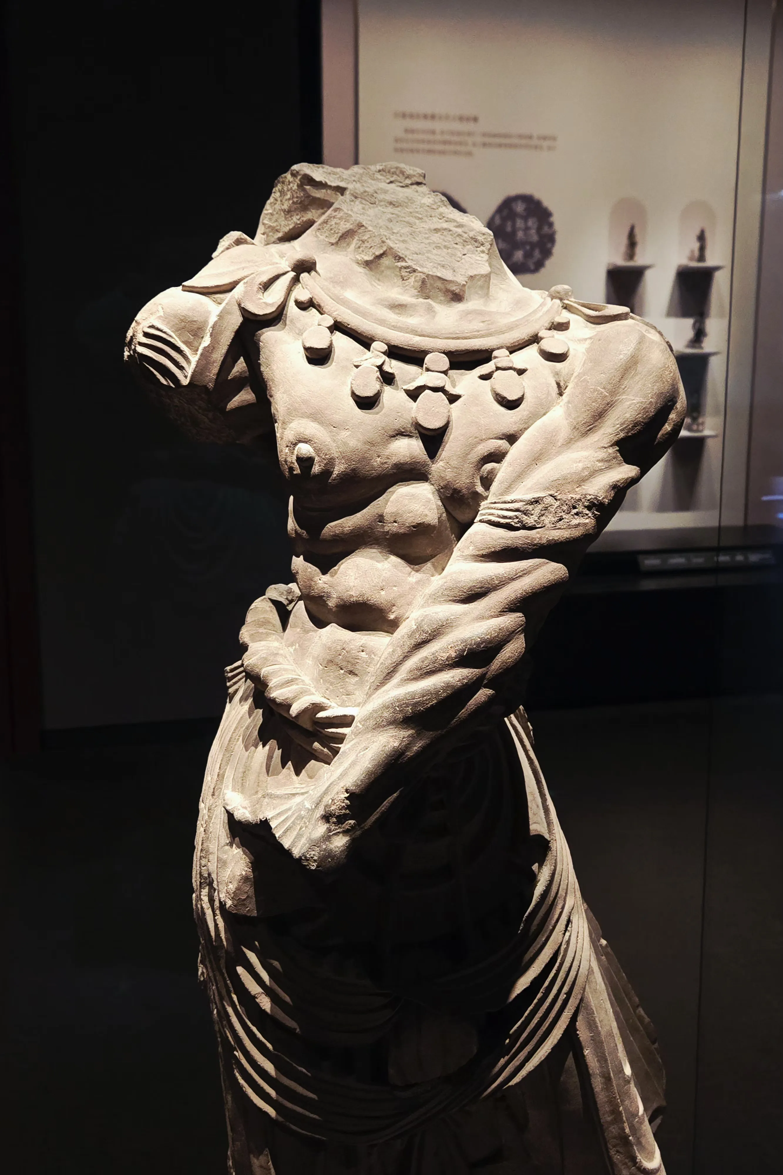 唐代万佛寺金刚力士残像