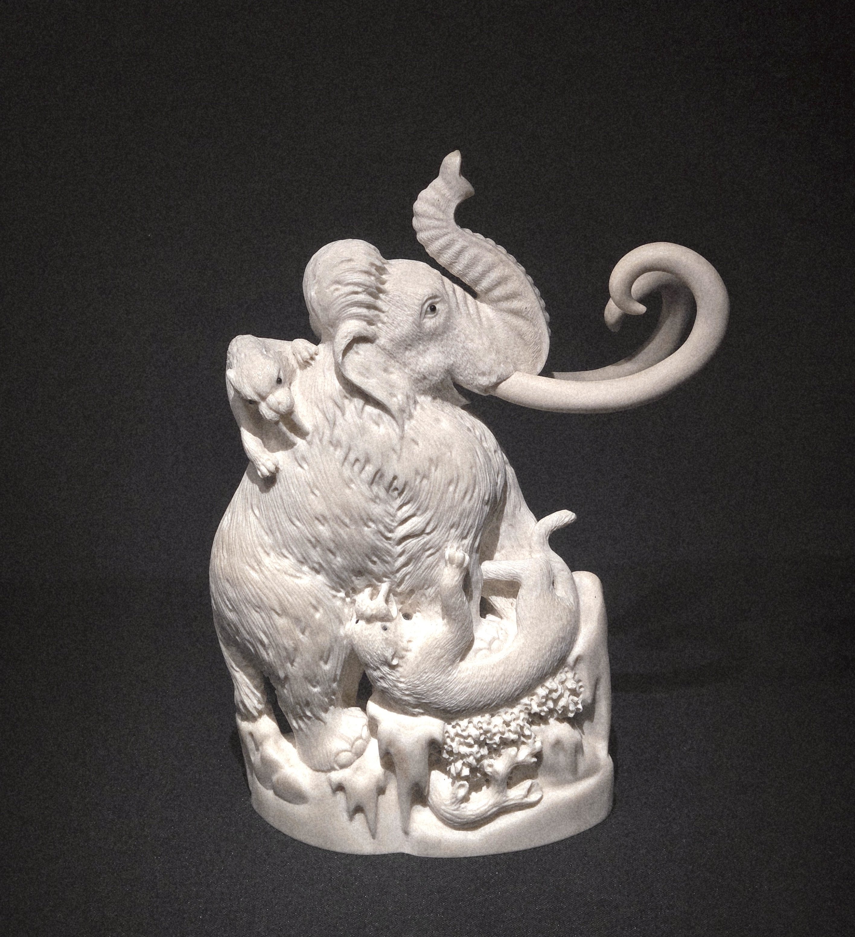 猛犸象 象牙 雕刻